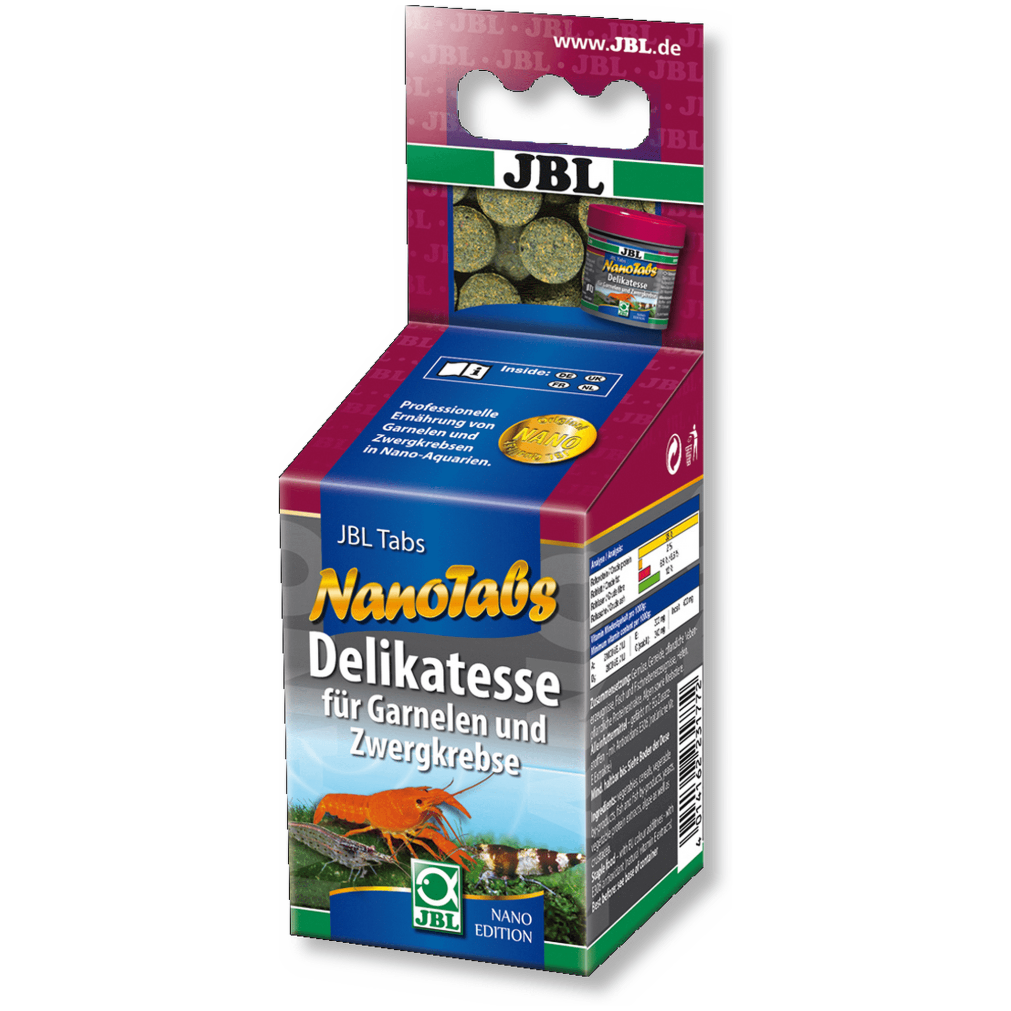 JBL-NanoTabs.png JBL NanoTabs fullfòr til reker og dvergkreps